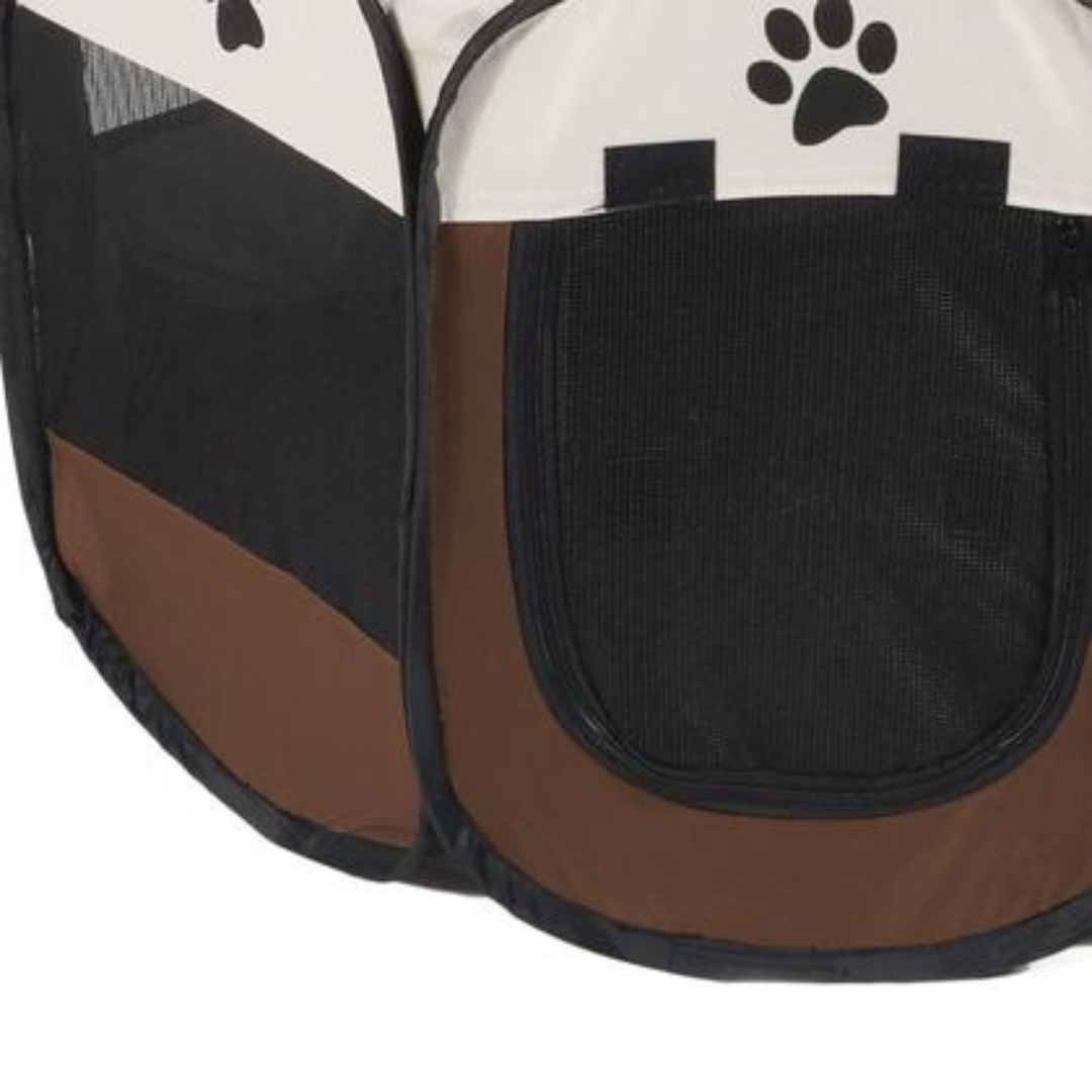 Corral Para Mascotas Ch Plegable En Tela Cama Portáti