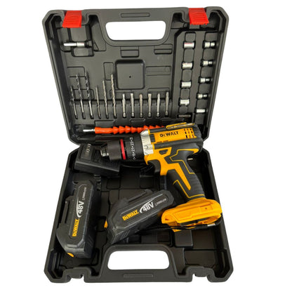 Taladro Inalámbrico Dwlt 48V + 26 Piezas